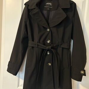 Sebby Women's Black Trench Coat